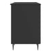 Birou cu raft cu ușă Negru 142,5 x 50 x 75 cm Lemn prelucrat - WALTI WALTI