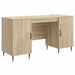 Birou cu raft Stejar Sonoma 142,5 x 50 x 75 cm Lemn prelucrat - WALTI WALTI