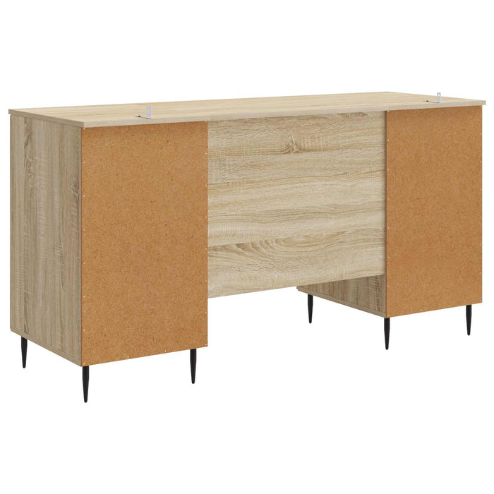 Birou cu raft Stejar Sonoma 142,5 x 50 x 75 cm Lemn prelucrat - WALTI WALTI