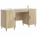 Birou cu raft Stejar Sonoma 142,5 x 50 x 75 cm Lemn prelucrat - WALTI WALTI