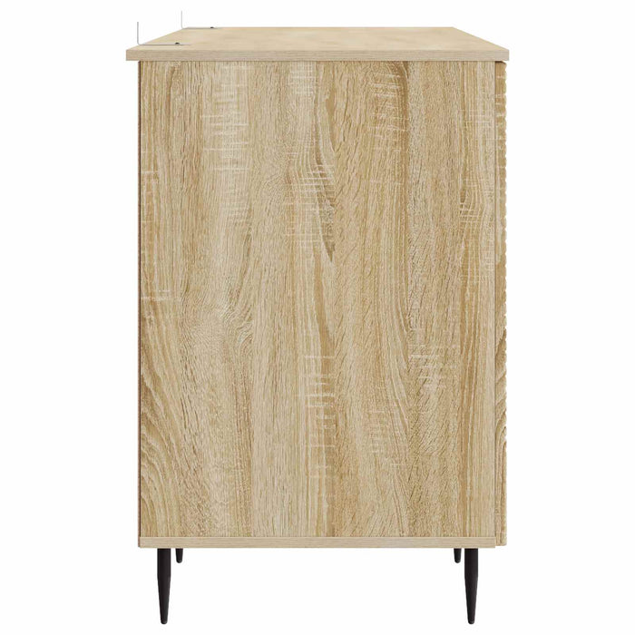 Birou cu raft Stejar Sonoma 142,5 x 50 x 75 cm Lemn prelucrat - WALTI WALTI