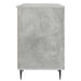 Birou cu raft Gri Beton 142,5 x 50 x 75 cm Lemn prelucrat - WALTI WALTI