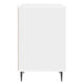 Birou Alb foarte lucios 142,5 x 50 x 75 cm Lemn prelucrat - WALTI WALTI