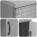 Birou cu raft Sonoma gri 142,5 x 50 x 75 cm Lemn prelucrat - WALTI WALTI