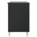 Birou Negru Lemn prelucrat 142,5 x 50 x 75 cm - WALTI WALTI