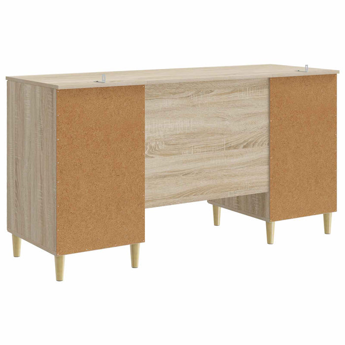 Birou Stejar Sonoma Lemn prelucrat 142,5 x 50 x 75 cm - WALTI WALTI