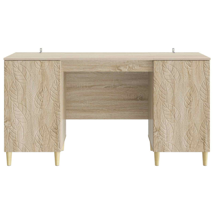 Birou Stejar Sonoma Lemn prelucrat 142,5 x 50 x 75 cm - WALTI WALTI