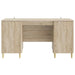Birou Stejar Sonoma Lemn prelucrat 142,5 x 50 x 75 cm - WALTI WALTI