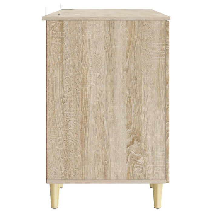 Birou Stejar Sonoma Lemn prelucrat 142,5 x 50 x 75 cm - WALTI WALTI