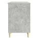 Birou Gri Beton Lemn prelucrat 142,5 x 50 x 75 cm - WALTI WALTI