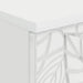 Birou Alb foarte lucios Lemn prelucrat 142,5 x 50 x 75 cm - WALTI WALTI