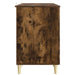 Birou Stejar fumuriu Lemn prelucrat 142,5 x 50 x 75 cm - WALTI WALTI