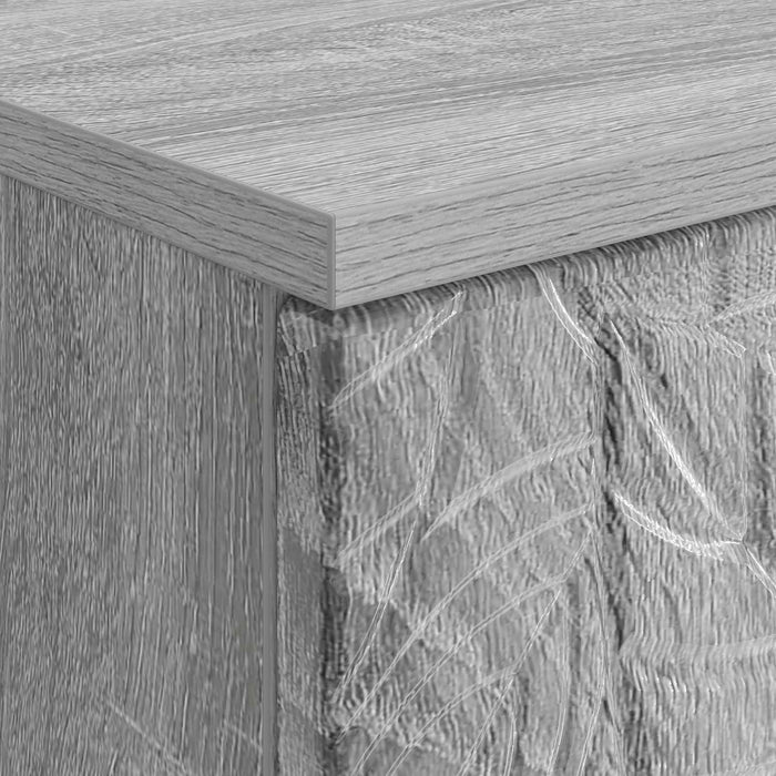 Birou Sonoma gri Lemn prelucrat 142,5 x 50 x 75 cm - WALTI WALTI