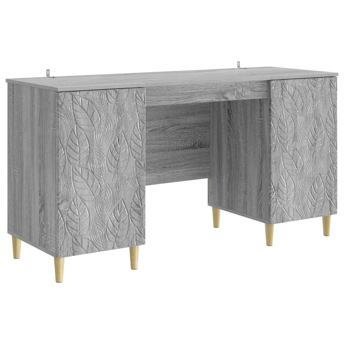 Birou Sonoma gri Lemn prelucrat 142,5 x 50 x 75 cm - WALTI WALTI