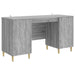 Birou Sonoma gri Lemn prelucrat 142,5 x 50 x 75 cm - WALTI WALTI