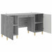 Birou Sonoma gri Lemn prelucrat 142,5 x 50 x 75 cm - WALTI WALTI