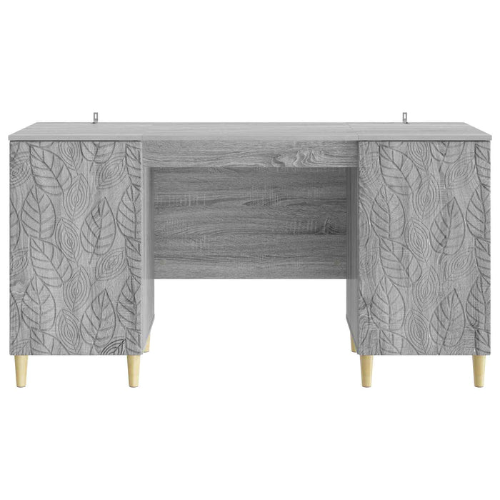 Birou Sonoma gri Lemn prelucrat 142,5 x 50 x 75 cm - WALTI WALTI