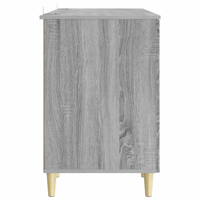 Birou Sonoma gri Lemn prelucrat 142,5 x 50 x 75 cm - WALTI WALTI