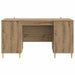 Birou Stejar Artizanal Lemn prelucrat 142,5 x 50 x 75 cm - WALTI WALTI