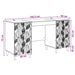 Birou Stejar Artizanal Lemn prelucrat 142,5 x 50 x 75 cm - WALTI WALTI