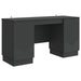Birou cu raft cu ușă Negru 142,5 x 50 x 75 cm Lemn prelucrat - WALTI WALTI