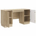 Birou cu raft Stejar Sonoma 142,5 x 50 x 75 cm Lemn prelucrat - WALTI WALTI
