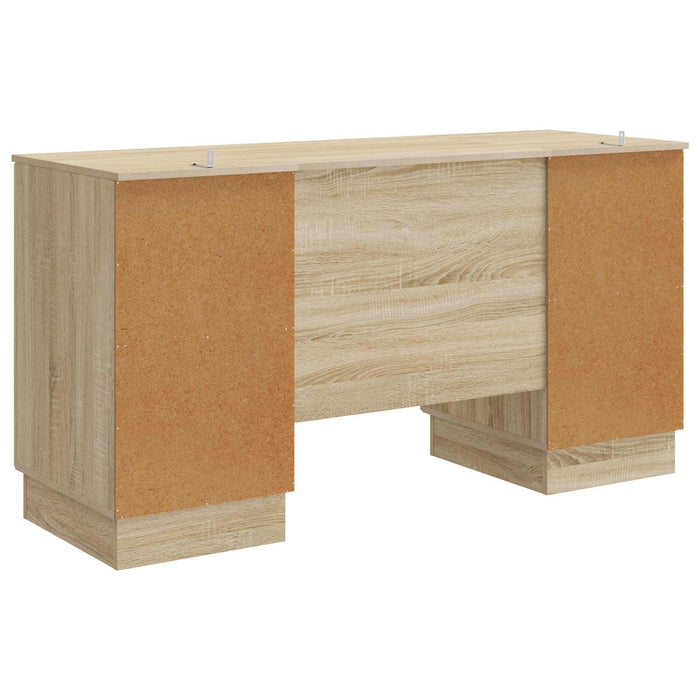 Birou cu raft Stejar Sonoma 142,5 x 50 x 75 cm Lemn prelucrat - WALTI WALTI