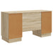 Birou cu raft Stejar Sonoma 142,5 x 50 x 75 cm Lemn prelucrat - WALTI WALTI