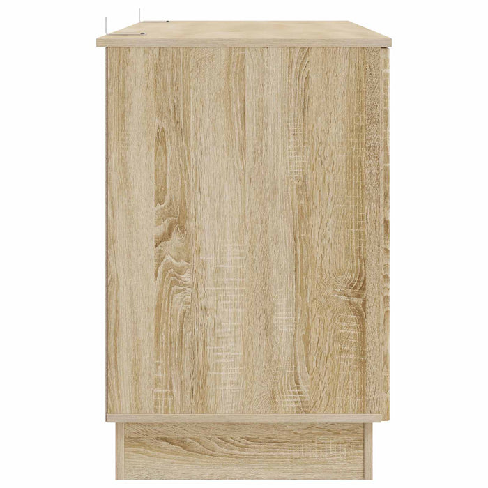 Birou cu raft Stejar Sonoma 142,5 x 50 x 75 cm Lemn prelucrat - WALTI WALTI