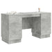 Birou cu raft Gri Beton 142,5 x 50 x 75 cm Lemn prelucrat - WALTI WALTI
