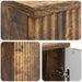 Birou cu raft Stejar fumuriu 142,5 x 50 x 75 cm Lemn prelucrat - WALTI WALTI