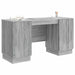 Birou cu raft Sonoma gri 142,5 x 50 x 75 cm Lemn prelucrat - WALTI WALTI