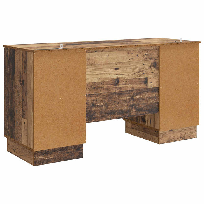 Birou cu raft Lemn vechi 142,5 x 50 x 75 cm Lemn prelucrat - WALTI WALTI