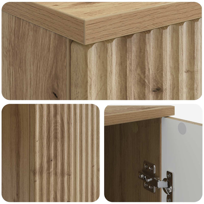 Birou cu ușă Stejar Artizanal 142,5 x 50 x 75 cm Lemn prelucrat - WALTI WALTI
