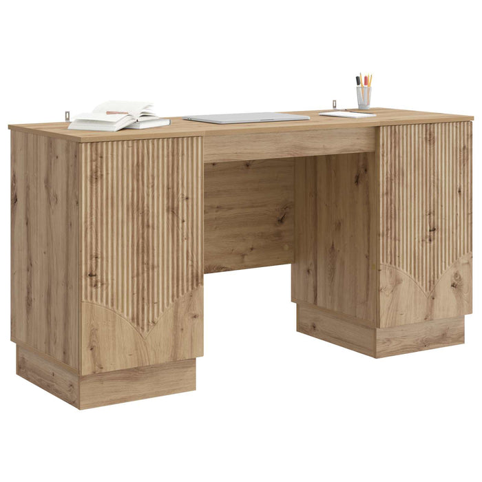 Birou cu ușă Stejar Artizanal 142,5 x 50 x 75 cm Lemn prelucrat - WALTI WALTI