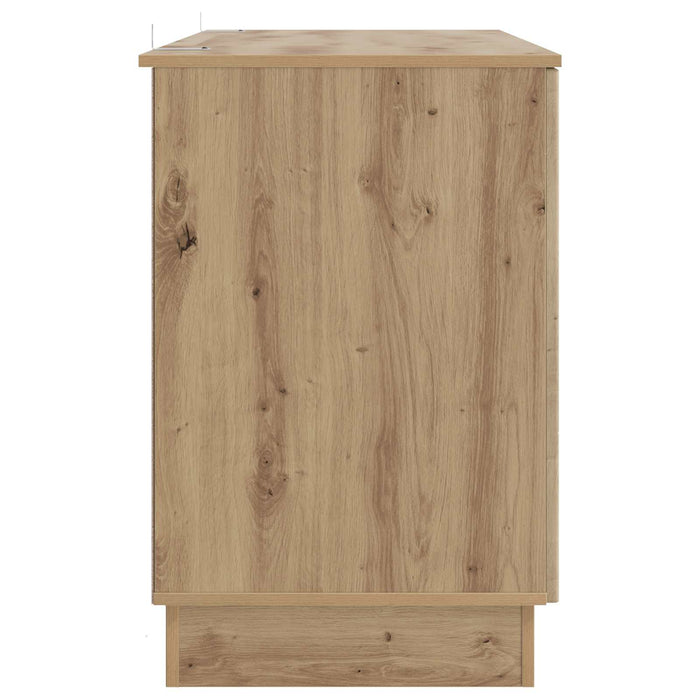 Birou cu ușă Stejar Artizanal 142,5 x 50 x 75 cm Lemn prelucrat - WALTI WALTI