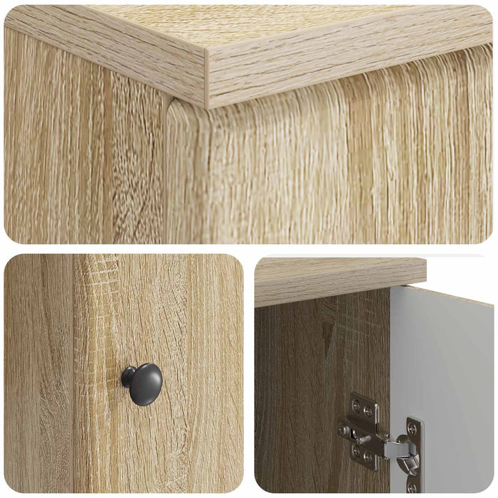 Birou cu raft Stejar Sonoma 142,5 x 50 x 75 cm Lemn prelucrat - WALTI WALTI