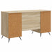 Birou cu raft Stejar Sonoma 142,5 x 50 x 75 cm Lemn prelucrat - WALTI WALTI