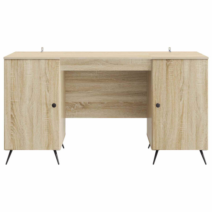 Birou cu raft Stejar Sonoma 142,5 x 50 x 75 cm Lemn prelucrat - WALTI WALTI