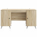 Birou cu raft Stejar Sonoma 142,5 x 50 x 75 cm Lemn prelucrat - WALTI WALTI