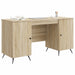 Birou cu raft Stejar Sonoma 142,5 x 50 x 75 cm Lemn prelucrat - WALTI WALTI