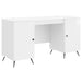 Birou Alb foarte lucios 142,5 x 50 x 75 cm Lemn prelucrat - WALTI WALTI