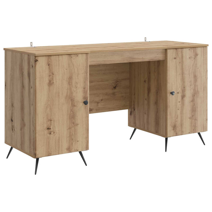 Birou cu ușă Stejar Artizanal 142,5 x 50 x 75 cm Lemn prelucrat - WALTI WALTI