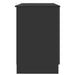 Birou cu raft cu ușă Negru 142,5 x 50 x 75 cm Lemn prelucrat - WALTI WALTI