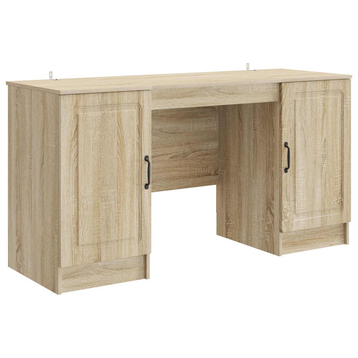 Birou cu raft Stejar Sonoma 142,5 x 50 x 75 cm Lemn prelucrat - WALTI WALTI