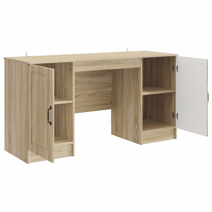 Birou cu raft Stejar Sonoma 142,5 x 50 x 75 cm Lemn prelucrat - WALTI WALTI