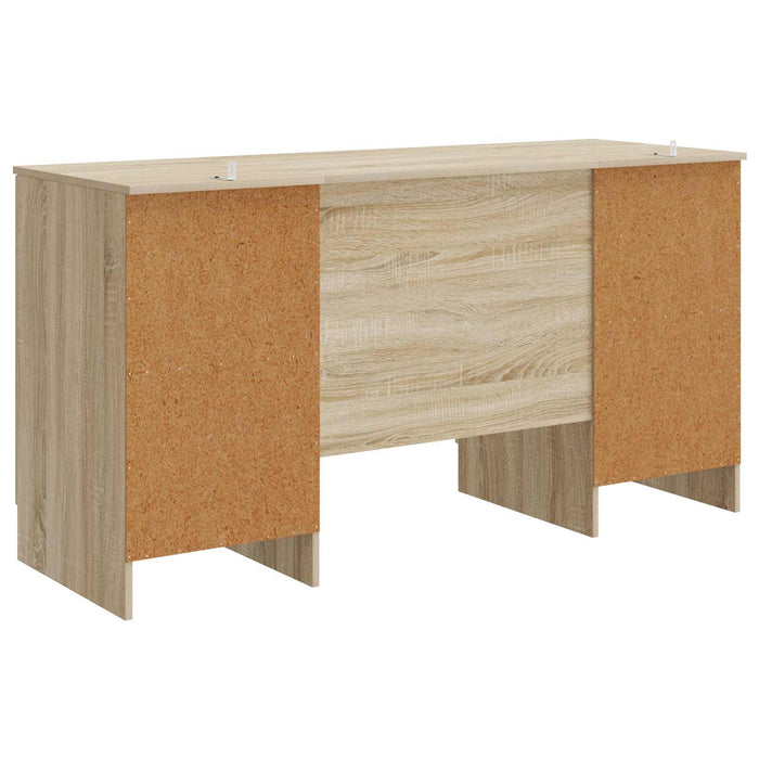 Birou cu raft Stejar Sonoma 142,5 x 50 x 75 cm Lemn prelucrat - WALTI WALTI