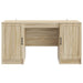 Birou cu raft Stejar Sonoma 142,5 x 50 x 75 cm Lemn prelucrat - WALTI WALTI