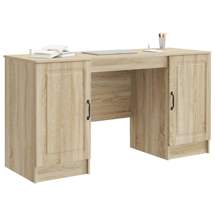 Birou cu raft Stejar Sonoma 142,5 x 50 x 75 cm Lemn prelucrat - WALTI WALTI