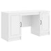 Birou Alb foarte lucios 142,5 x 50 x 75 cm Lemn prelucrat - WALTI WALTI